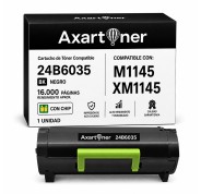 Compatible Lexmark M1145 / XM1145 Negro Cartucho de Toner 24B6035