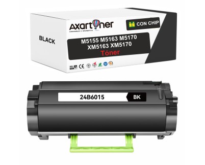 Compatible Lexmark M5155 / M5163 / M5170 / XM5163 / XM5170 Negro Cartucho de Toner 24B6015