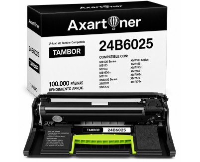 Compatible Lexmark M5155 / M5163 / M5170 / XM5163, XM5170 / XM7155 / XM7163 / XM7170 Negro Tambor de Imagen (Drum) 24B6025