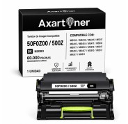 Compatible Lexmark MS310/MS312/MS315/MS317/MS410/MS415/ MS417/MS510/MS517/MS610/MX310/MX317/ MX410/MX417/MX510/MX511/MX517/MX611 Tambor de imagen 50F0Z00/500Z (Drum)