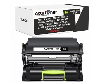Compatible Lexmark MS321 / MS421 / MS521 / MS621 / MS622 / MX321 / MX421 / MX521 / MX522 / MX622 / B2338 / B2442 / B2546 / B2650 / MB2338 / MB2442 / MB2546 / MB2650 Tambor de Imagen 56F0Z00 (Drum)