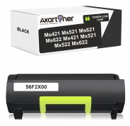 Compatible Lexmark MS421, MS521, MS621, MS622, MX421, MX521, MX522, MX622 Negro Cartucho de Toner 56F2X00 (20.000 pág.)