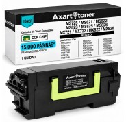 Compatible Lexmark MS725 / MS821 / MS822 / MS823 / MS825 / MS826 / MX721 / MX722 / MX822 / MX826 Negro Cartucho de Toner 58D2H0E / 58D2H00