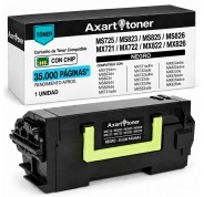 Compatible Lexmark MS725 / MS823 / MS825 / MS826 / MX721 / MX722 / MX822 / MX826 Negro Cartucho de Toner 58D2X00 / 58D2X0E