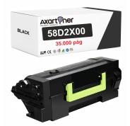 Compatible Lexmark MS725 / MS823 / MS825 / MS826 / MX721 / MX722 / MX822 / MX826 Negro Cartucho de Toner 58D2X00 / 58D2X0E