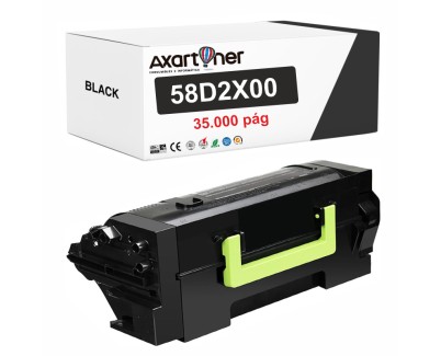 Compatible Lexmark MS725 / MS823 / MS825 / MS826 / MX721 / MX722 / MX822 / MX826 Negro Cartucho de Toner 58D2X00 / 58D2X0E