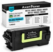 Compatible Lexmark MS725 / MS823 / MS825 / MS826 / MX722 / MX822 / MX826 Negro Cartucho de Toner 58D2U00 / 58D2U0E
