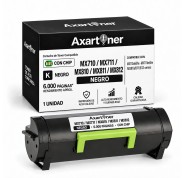 Compatible Lexmark MX710, MX711, MX810, MX811, MX812 Negro Cartucho de Toner 62D2000 / 622