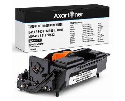 Compatible OKI B401 B411 B412 B431 B432 B512 MB441 MB451 MB461 MB471 MB472 MB491 MB492 MB562 Negro Tambor de Imagen 44574302 / 44574307 (Drum)