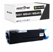 Compatible OKI B401 / MB441 / MB451 Negro Cartucho de Toner 44992402 / 44992401