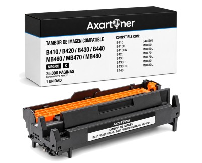 Compatible OKI B410 / B420 / B430 / B440 / MB460 / MB470 / MB480 Negro Tambor de Imagen 43979002 (Drum)