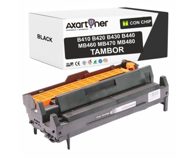 Compatible OKI B410 / B420 / B430 / B440 / MB460 / MB470 / MB480 Negro Tambor de Imagen 43979002 (Drum)