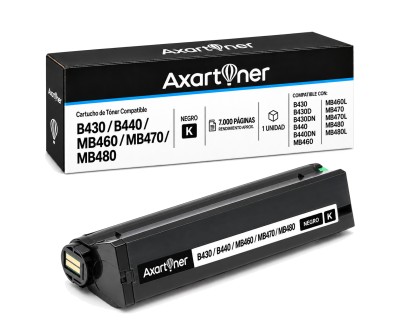 Compatible OKI B430 / B440 / MB460 / MB470 / MB480 Negro Cartucho de Toner 43979202