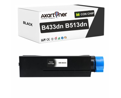 Compatible OKI B433dn / B513dn Negro Cartucho de Toner 09006237