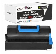 Compatible OKI B721 / B731 / MB760 / MB770 Negro Cartucho de Toner SIN Tambor 45488802
