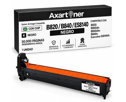 Compatible OKI B820 / B840 / ES8140 Negro Tambor de Imagen 44707401 (Drum)