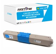 Compatible OKI C301DN C321DN MC332DN MC342DN MC342DNW Cyan Cartucho de Toner 44973535