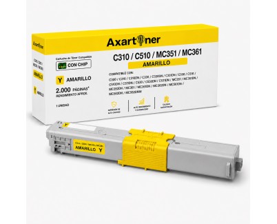 Compatible OKI C310 / C510 / MC351 / MC361 Amarillo Cartucho de Toner 44469704