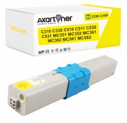 Compatible OKI C310dn C330dn C510dn C511dn C530dn C531dn MC351 MC352dn MC361 MC361dn MC362dn MC561 MC561dn MC562dn MC562dnw Amarillo Cartucho de Toner 44469704