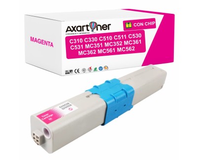 Compatible OKI C310dn C330dn C510dn C511dn C530dn C531dn MC351 MC352dn MC361 MC361dn MC362dn MC561 MC561dn MC562dn MC562dnw Magenta Cartucho de Toner 44469705