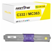 Compatible OKI C332dn / C332dnw / MC363dn / MC363dnw / MC363n / MD363dn Amarillo Cartucho de Toner 46508709 / 46508713