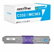 Compatible OKI C332dn / C332dnw / MC363dn / MC363dnw / MC363n / MD363dn Cyan Cartucho de Toner 46508711 / 46508715