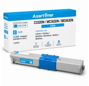 Compatible OKI C332DN / MC363DN / MD363DN Cyan Cartucho de Toner 46508711 / 46508715