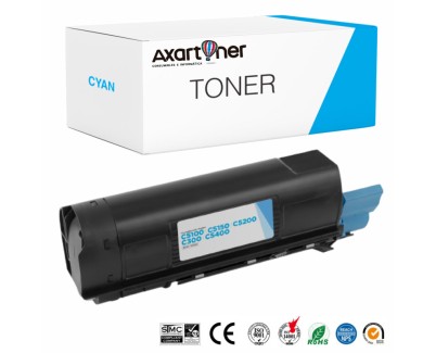 Compatible OKI C5100 / C5200 / C5400 / C5250 / C5450 / C3100 / C3200 Cyan Cartucho de Toner