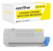 Compatible OKI C532, C542, MC573, MC563 Amarillo Cartucho de Toner  46490605 / 46490401