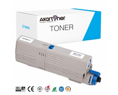 Compatible OKI C532, C542, MC573, MC563 Cyan Cartucho de Toner 46490607 / 46490403