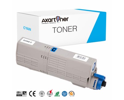 Compatible OKI C532, C542, MC573, MC563 Cyan Cartucho de Toner 46490607 / 46490403