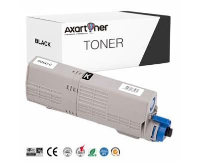 Compatible OKI C532, C542, MC573, MC563 Negro Cartucho de Toner 46490608 / 46490404