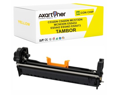 Compatible OKI C532DN / C542DN / MC573DN / MC563DN / Executive ES5432 / ES5442 / ES5463 / ES5473 Amarillo Tambor de Imagen 46484105 / 46484101 / 46490621 (Drum)