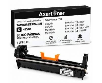 Compatible OKI C532DN / C542DN / MC573DN / MC563DN / Executive ES5432 / ES5442 / ES5463 / ES5473 Negro Tambor de Imagen 46484108 / 46484104 / 46484124 (Drum)