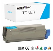 Compatible OKI C5600 / C5700 Cyan Cartucho de Toner 43381907