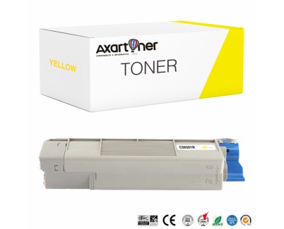 Compatible OKI C5650 / C5750 Amarillo Cartucho de Toner 43872305