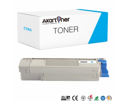 Compatible OKI C5650 / C5750 Cyan Cartucho de Toner 43872307