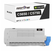 Compatible OKI C5650 C5650DN C5650N C5750 C5750DN C5750N Negro Cartucho de Toner 43865708