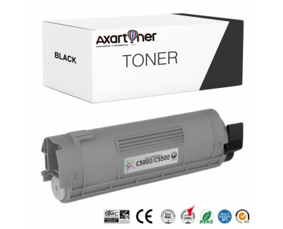 Compatible OKI C5800 / C5900 / C5550MFP Negro Cartucho de Toner 43324424