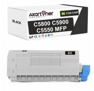 Compatible OKI C5800 / C5900 / C5550MFP Negro Cartucho de Toner 43324424