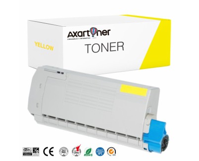 Compatible OKI C5850 / C5950 / MC560 Amarillo Cartucho de Toner 43865721