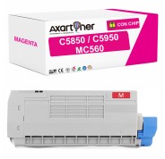 Compatible OKI C5850 / C5950 / MC560 Magenta Cartucho de Toner 43865722
