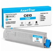 Compatible OKI C610 C610dn C610dtn C610n Cyan Cartucho de Toner 44315307