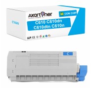 Compatible OKI C610 C610dn C610dtn C610n Cyan Cartucho de Toner 44315307