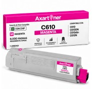 Compatible OKI C610 C610dn C610dtn C610n Magenta Cartucho de Toner 44315306