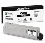 Compatible OKI C610 C610dn C610dtn C610n Negro Cartucho de Toner 44315308