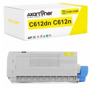 Compatible OKI C612dn / C612n Amarillo Cartucho de Toner 46507505