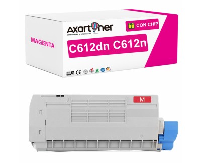 Compatible OKI C612dn / C612n Magenta Cartucho de Toner 46507506