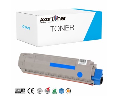 Compatible OKI C801 / C821 Cyan Cartucho de Toner 44643003