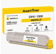 Compatible OKI C810 / C830 Amarillo Cartucho de Toner 44059105